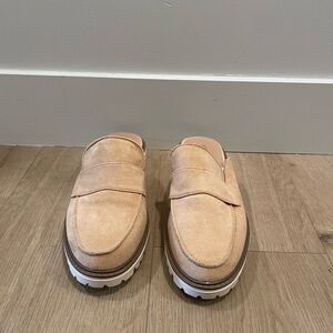 Journee Collection Women's Tan Suede Loafers